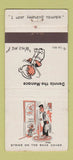 Matchbook Cover - Dennis the Menace Cartoon 30 Stick