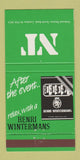 Matchbook Cover - Henri Wintermans London UK England cigars tobacco 30 Strike