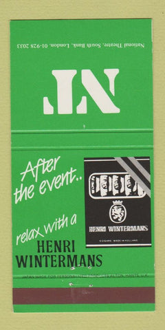Matchbook Cover - Henri Wintermans London UK England cigars tobacco 30 Strike