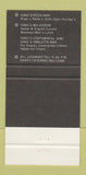 Matchbook Cover - Gino's Pizza Birmingham SK 30 Strike