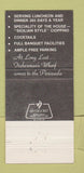 Matchbook Cover - The Fisherman Restaurant Burlingame CA 30 Strike