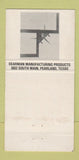 Matchbook Cover - Dearman Piping Tools Pearland TX girlie WEAR 30 Strike