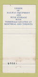 Matchbook Cover - Canadian General Transit Toronto ON railroad car 30 Strike