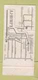Matchbook Cover - AJ Bump's Saloon Sacramento CA Davis Freeport 30 Strike
