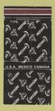 Matchbook Cover - Mr Cocaine Cotton Clothes Mexico Aapulco Cancun 30 Strike