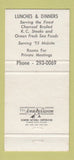 Matchbook Cover - Christy's Sundown Restaurant Winter Haven FL 30 Strike