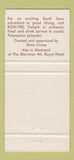 Matchbook Cover - Kon Tiki Portland OR Sheraton 30 Strike