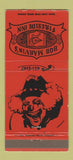 Matchbook Cover - Bob Marvin's Fireside Inn Columbus OH Clown 30 Strike