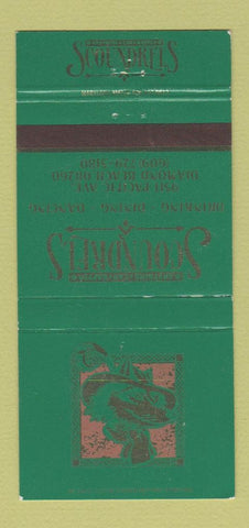 Matchbook Cover - Scoundrels Restaurant Diamond Beach NJ 30 Strike