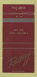 Matchbook Cover - Rattazzi New York City Ratt's Nest 30 Strike