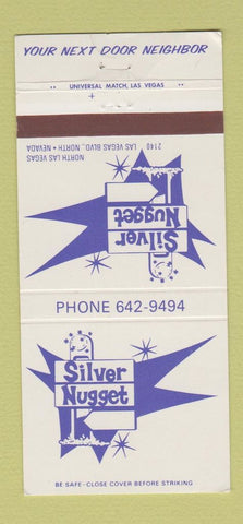 Matchbook Cover - Silver Nugget Casino Las Vegas NV 30 Strike