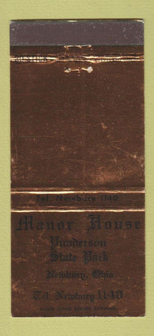 Matchbook Cover - Manor House Newburg OH WEAR 30 Stick