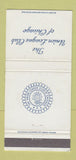 Matchbook Cover - Union League Club of Chicago IL WEAR 30 Strike