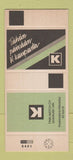 Matchbook Cover - Finn Match Finland 30 Strike