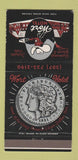Matchbook Cover - Wort Hotel Jackson Hole WY 30 Strike