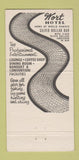 Matchbook Cover - Wort Hotel Jackson Hole WY 30 Strike