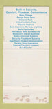 Matchbook Cover - NuTone Scovill Jackson TN WEAR 30 Strike