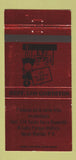 Matchbook Cover - Restaurant Los Gorditos Aguas Buenas Puerto Rico RED 30 Strike