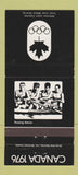 Matchbook Cover - 1976 Olympics Canada Rowing BLACK 30 Strike