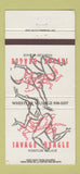 Matchbook Cover - Savage Beach Whistler Village BC 30 Strike