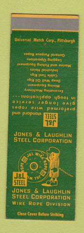 Matchbook Cover - Jones & Laughlin Steel Corporation