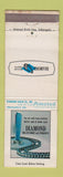 Matchbook Cover - Diamond Roller Chains Amsted Indianapolis IN
