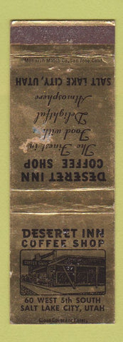 Matchbook Cover - Desert Inn Coffee Shop Salt Lake City UT WORN