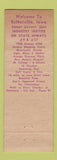 Matchbook Cover - Estherville IA Tourism Commerce WEAR Full Length