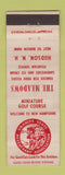 Matchbook Cover - The Meadows Hudson NH Restaurant DD Bean