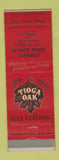 Matchbook Cover - Tioga Oak Sole Leather Shoes Cussac Repair Seattle WA