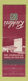 Matchbook Cover - Richlor's Hamburgers Beverly Hills CA