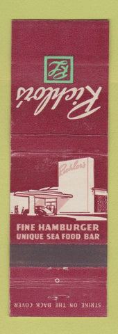 Matchbook Cover - Richlor's Hamburgers Beverly Hills CA