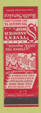 Matchbook Cover - Steven's Sandwich Shop Des Moines IA girlie