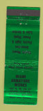 Matchbook Cover - Miami Armature Works Miami FL WEAR