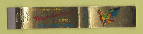 Matchbook Cover - Thunderbird Hotel Casino Las Vegas NV 10 Strike