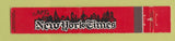 Matchbook Cover - MJ's New York Times Orlando FL 10 Strike