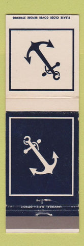 Matchbook Cover - Kean's Detroit's Yacht Harbor MI