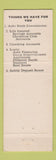 Matchbook Cover - Exchange Savings Bank Mount Pleasant MI BRONZE