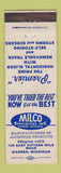 Matchbook Cover - Milco Aluminum Products Warren MI