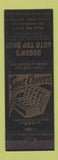 Matchbook Cover - Dugan's Auto Top Shop Seat Covers Battle Creek MI