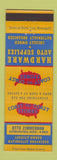 Matchbook Cover - Coast to Coast Hardware Eaton Rapids MI Otto Zimmerman