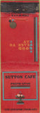 Matchbook Cover - Sutton Cafe Provo UT
