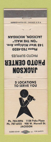 Matchbook Cover - Jackson Photo Center Jackson MI WEAR