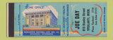 Matchbook Cover - Joe Day Insurance Ypsilanti MI