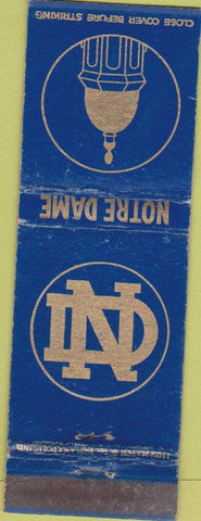 Matchbook Cover - University of Notre Dame South Bend IN