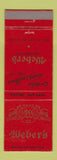 Matchbook Cover - Weber's Restaurant Ann Arbor MI Holiday House Motel