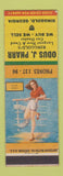 Matchbook Cover - Odus Pharr Car Dealer Ringgold GA pinup