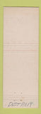Matchbook Cover - Thos Henry Company Detroit MI