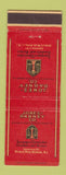 Matchbook Cover - Jones - Dabney Lacquers Varnishes Detroit MI Lousiville KY