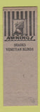 Matchbook Cover - Acme Awning and Shade Bridgeport CT On The Wing